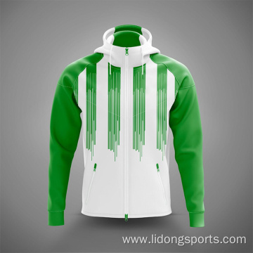 Custom Fashion Men Zipper Sport Athletic Jacket Hoodie